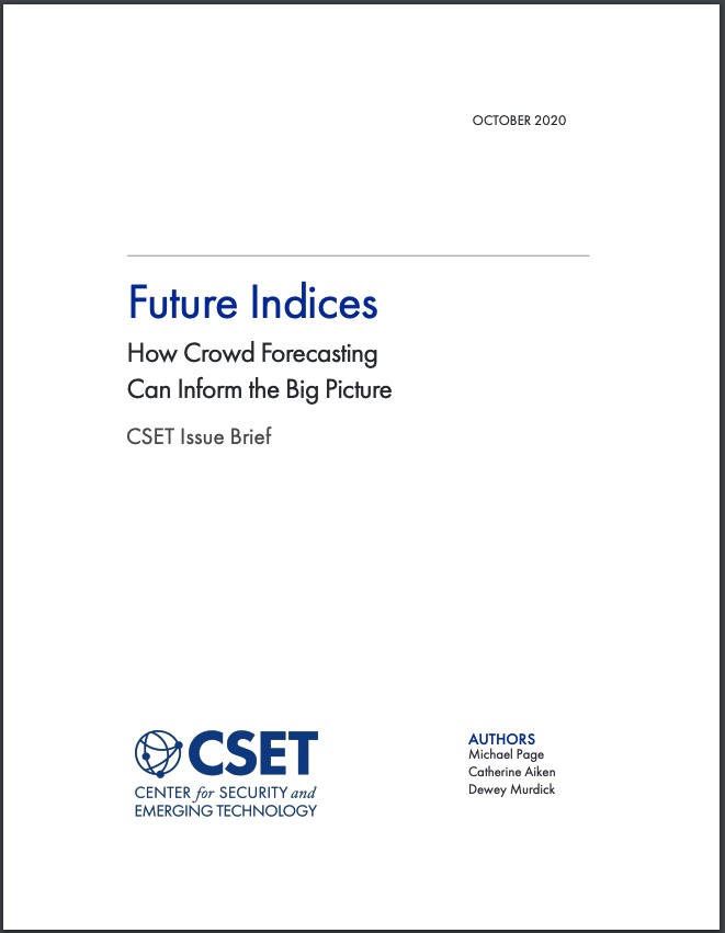 CSET Future Indices Report Cover