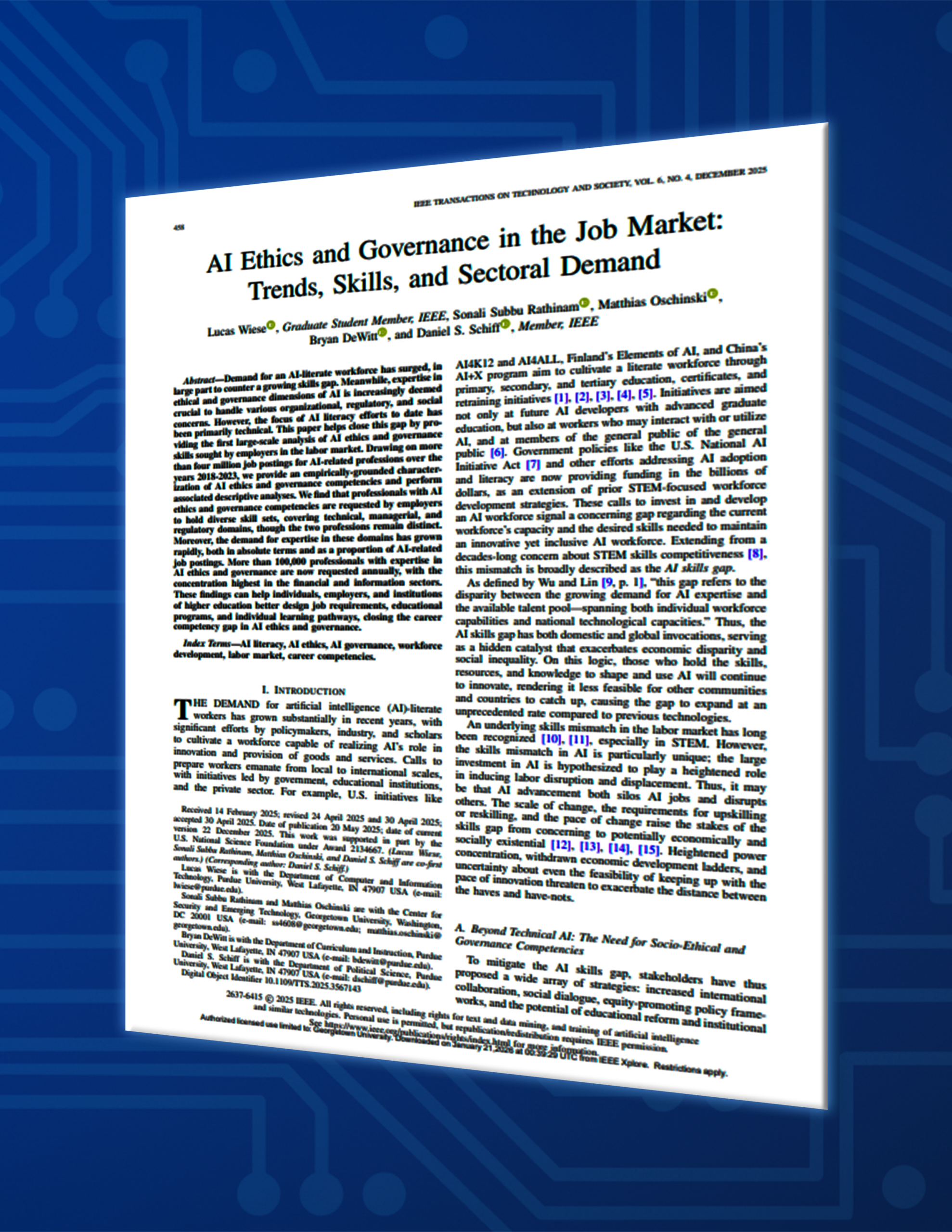 AI Ethics and Governance in the Job Market: Trends, Skills, and Sectoral Demand