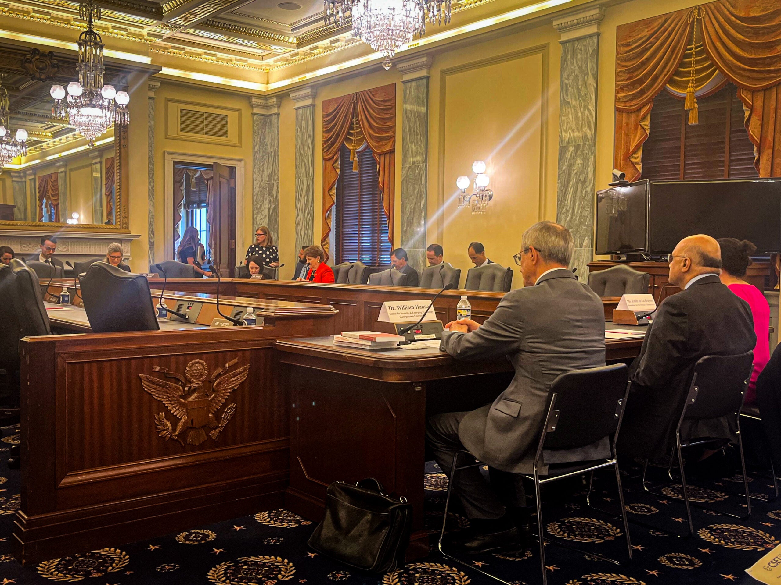 William Hannas testifying before the Senate Small Business and Entrepreneurship Committee