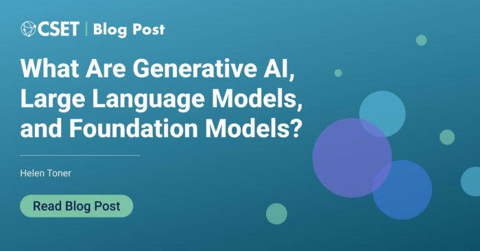 A new generation of AI tools and models is emerging