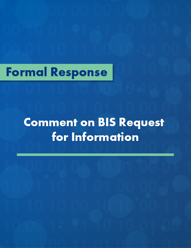 Comment on BIS Request for Information