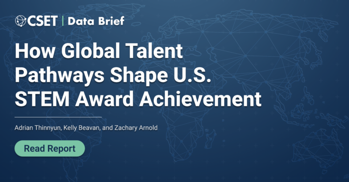 How Global Talent Pathways Shape U.S. STEM Award Achievement