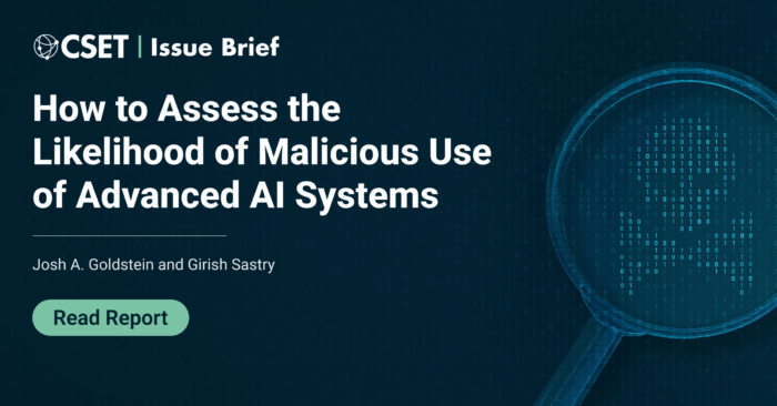 How to Assess the Likelihood of Malicious Use of Advanced AI Systems ...