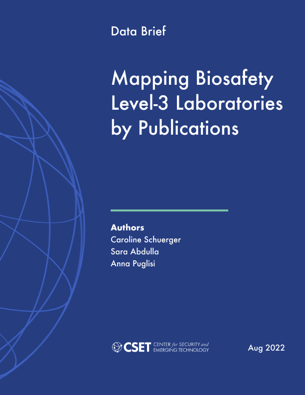 Mapping Biosafety Level-3 Laboratories by Publications